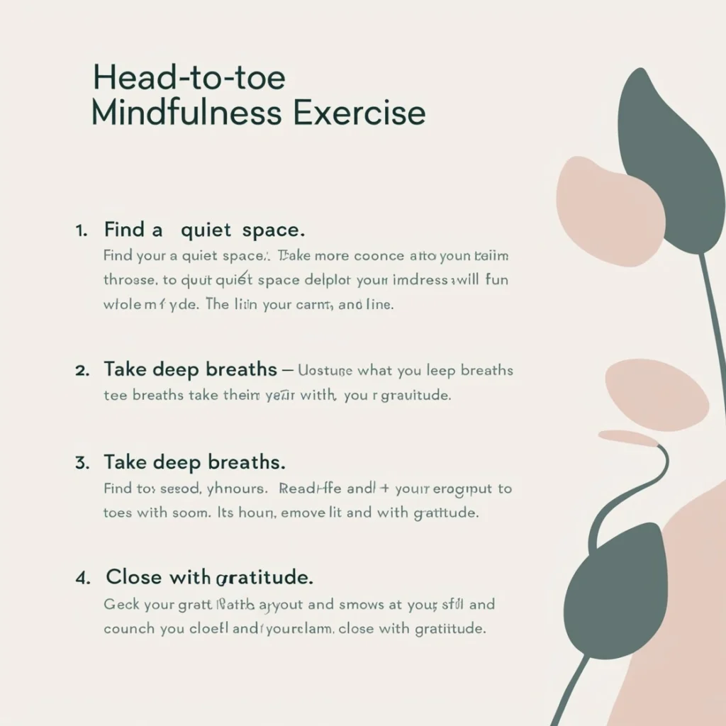 Explore the head-to-toe mindfulness exercise crossword to enhance your mind management practices.