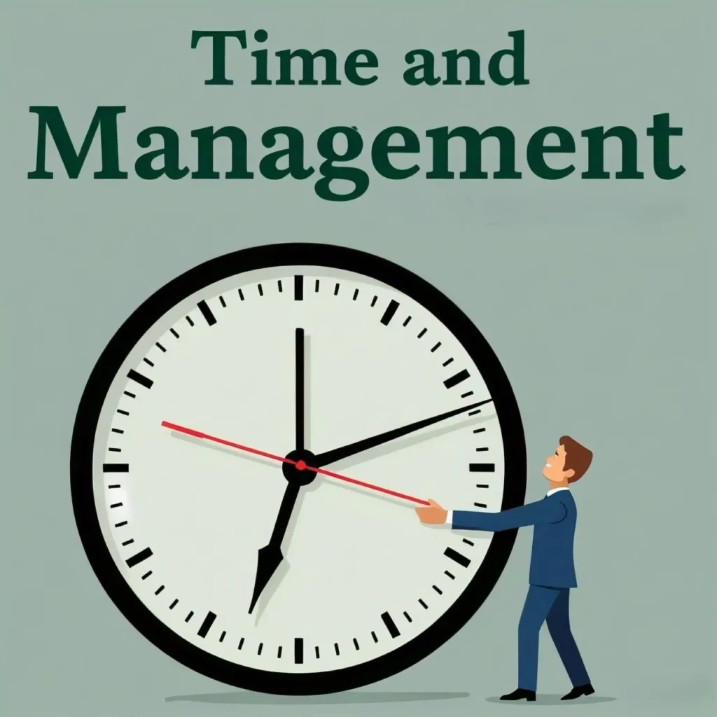 Image of a planner using time management theory to balance work-life balance quotes and daily routine activities successfully.