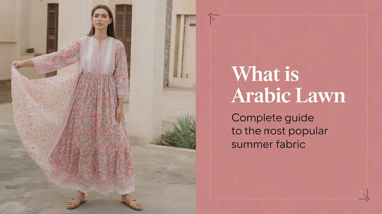 What is Arabic lawn? A complete guide to lightweight, breathable summer fabric known for comfort and vibrant colors.